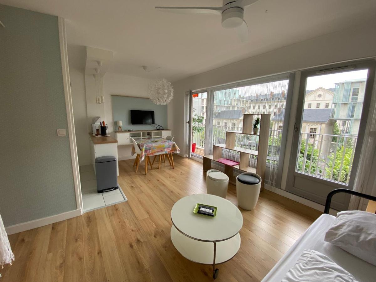 Studio Morgane-Balcon Couvert-Wifi-Pres Centre-Linge Et Menage Reims Exterior foto